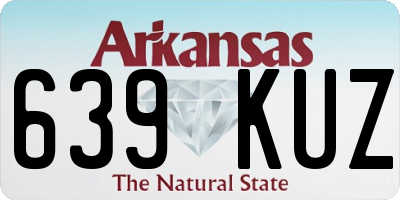 AR license plate 639KUZ
