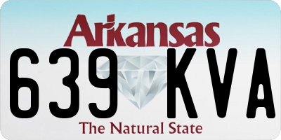 AR license plate 639KVA