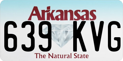 AR license plate 639KVG