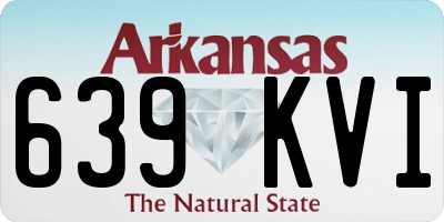 AR license plate 639KVI