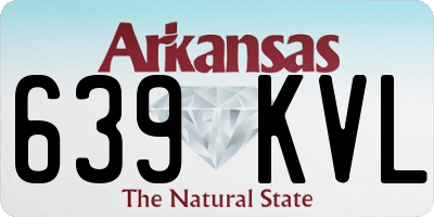 AR license plate 639KVL