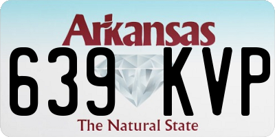 AR license plate 639KVP