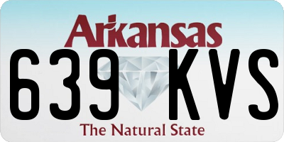 AR license plate 639KVS