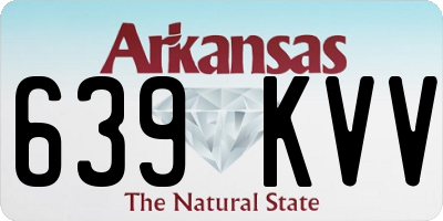 AR license plate 639KVV