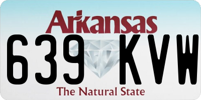 AR license plate 639KVW