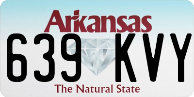AR license plate 639KVY