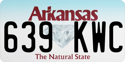 AR license plate 639KWC