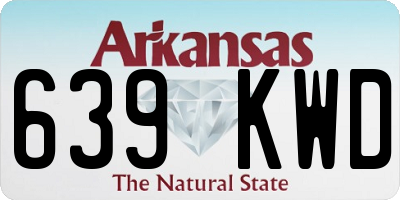 AR license plate 639KWD