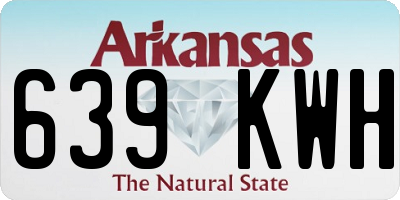 AR license plate 639KWH