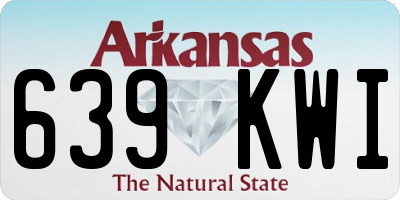 AR license plate 639KWI