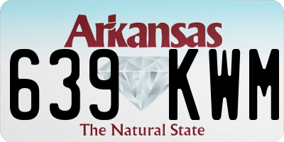 AR license plate 639KWM