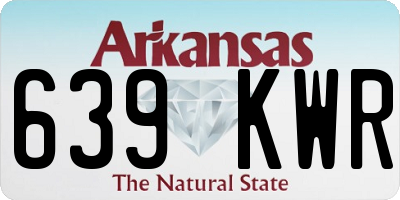 AR license plate 639KWR