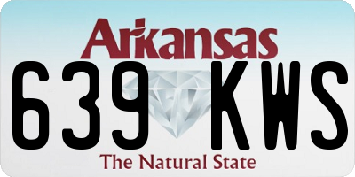 AR license plate 639KWS