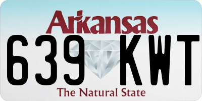 AR license plate 639KWT