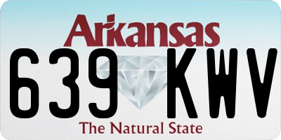 AR license plate 639KWV