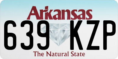 AR license plate 639KZP
