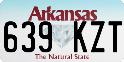 AR license plate 639KZT