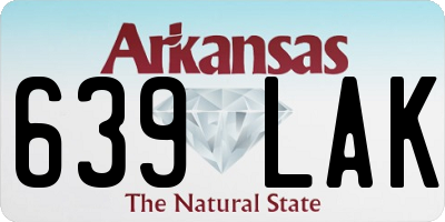 AR license plate 639LAK