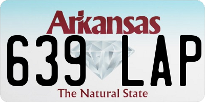 AR license plate 639LAP