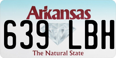 AR license plate 639LBH