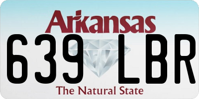 AR license plate 639LBR