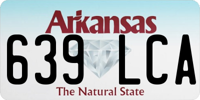 AR license plate 639LCA
