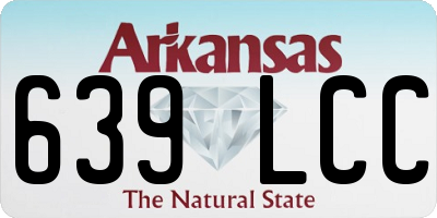 AR license plate 639LCC