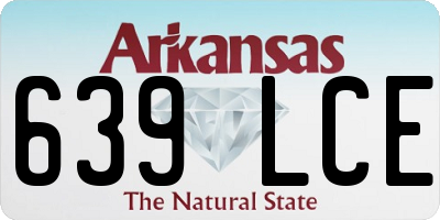 AR license plate 639LCE