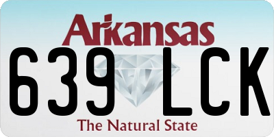 AR license plate 639LCK
