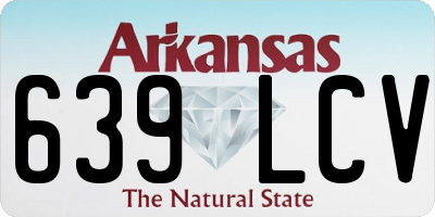 AR license plate 639LCV