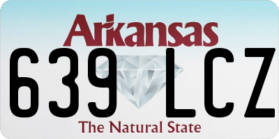 AR license plate 639LCZ