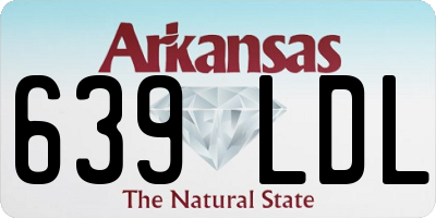 AR license plate 639LDL