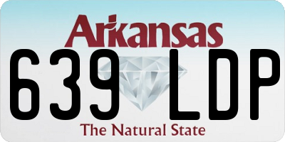 AR license plate 639LDP