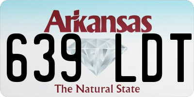 AR license plate 639LDT