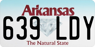 AR license plate 639LDY