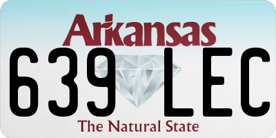 AR license plate 639LEC