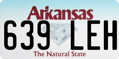 AR license plate 639LEH