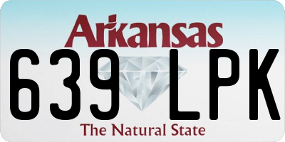 AR license plate 639LPK