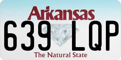 AR license plate 639LQP