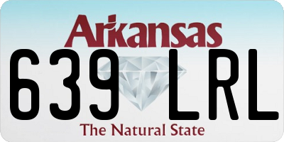 AR license plate 639LRL