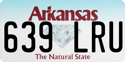 AR license plate 639LRU