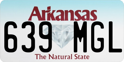 AR license plate 639MGL