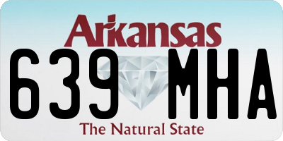 AR license plate 639MHA