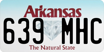 AR license plate 639MHC