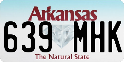AR license plate 639MHK