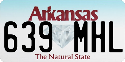 AR license plate 639MHL