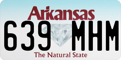 AR license plate 639MHM