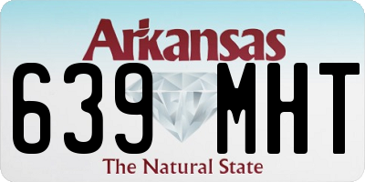 AR license plate 639MHT