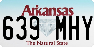 AR license plate 639MHY