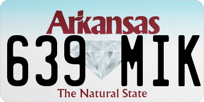 AR license plate 639MIK